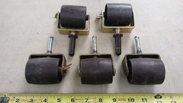 7EEE17 Bedframe Rollers, 5 Mismatched Pieces, 3 Are Lockers, Good Condition - £11.78 GBP