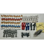 Lot of 43 Assorted Foosball Men Players Resin + Spare Parts Bumpers Bag - $1,486.61 MXN