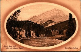 Spray River and Cascade Mount Banff Alberta Canada 1910s DB Postcard - £11.87 GBP