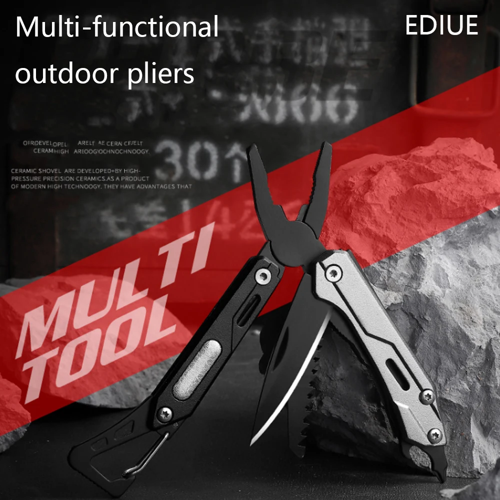 Multi-functional Folding 18 In 1 Pliers Combination Tool Pliers Folding Scissors - £17.47 GBP