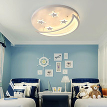 Creative Acrylic Star Moon Ceiling Light Children Room Flush Mount Lamp Fixture - £76.71 GBP
