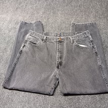 Vintage Rustler Jeans Men 40x30 Black Regular Fit Straight Leg Workwear Pants - £18.08 GBP