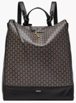 Fossil Elina Large Convertible Backpack Black Brown SHB2985015 NWT $330 Retail - £79.60 GBP
