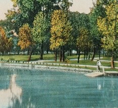 1920 Lake View Yoctangee Park Chillicothe Ohio Vintage Postcard Nature - £13.62 GBP