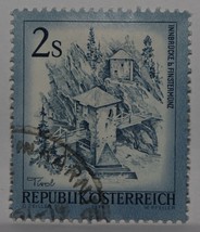 Vintage Stamps Austria Austrian 2 S Schilling Finstermunz Tyrol Bridge X1 B15 - £1.36 GBP