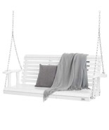 Wooden Porch Swing 5.5 ft, Patio bench swing for Courtyard &amp; Garden, Upg... - $262.60 CAD