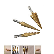 Step Drill Bit Titanium Coated HSS Impact Ready Hown - store - £11.48 GBP