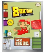 Licensed 2 Play Nintendo 8 Bit Small Sticky Note Art Super Mario-Green B... - $9.46 CAD