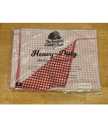 Vermont Country Store Red Plaid Heavy Duty Oil-Cloth Tablecloth 52” Square - $67.87 CAD