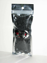 RUBBER BANDS SCUNCI UGO BLACK PONYTAIL HAIR ELASTICS- 250 PCS. (29103-A) - $5.99
