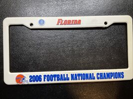 Vintage University of Florida Gators 2006 Champions Plastic License Plat... - $19.78