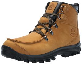 Timberland Men&#39;s Chillberg Mid Lace Up Waterproof Hiking Boot, Wheat Nub... - $178.98