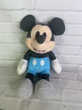 Disney Baby Mickey Mouse Plush Stuffed Animal Toy Cuddle Lovey Blue Gray - £7.05 GBP