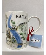 NWT City Of Bath Ceramic Tea 12 oz Mug Alice Tait, England Bone China - $25.73