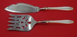 Nocturne by Gorham Sterling Silver Fish Serving Set 2 Piece Custom Made HHWS - $132.76