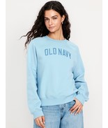 Women&#39;s Junior&#39;s Old Navy Vintage Logo Graphic Sweatshirt Blue Size Medium - $432.59 MXN