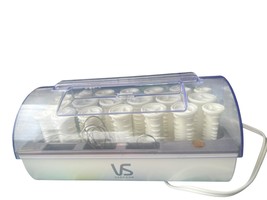 Vidal Sassoon Hot Rollers Hair Curlers VS321 Hairsetter w/ 6 Clips TESTED! - $18.00