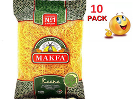 10 PACK x 450G KESPE Halal Pasta &amp; Noodles Durum Wheat Makfa МАКФА Russia RF - £21.01 GBP