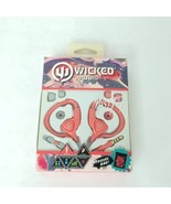WICKED AUDIO Ear Buds Headphones Hot Pink Neon Miss fit Travel Bag New W... - $553.43 MXN