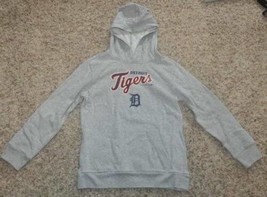 Girls Hoodie Sweatshirt Detroit Tigers MLB Baseball Gray Long Sleeve-siz... - £18.20 GBP