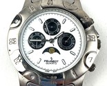 Peugeot Men&#39;s Chronograph Watch w/ Sec.Hands SSteel 6.7&quot; Band  1.54&quot; 39.2mm - $31.67