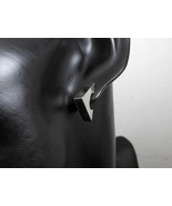 Sterling Silver Point Earrings, Silver Stud Earrings, 925 Sterling Silve... - £23.98 GBP