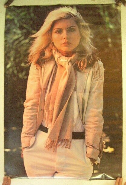 Deborah Harry Poster Blondie Debbie Affari Abito Vintage - $62.98