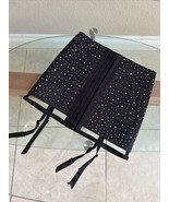 Oh La La Cheri Paris Bandage Skirt Style Black Garter Belt Rhinestone Si... - $33.83 CAD