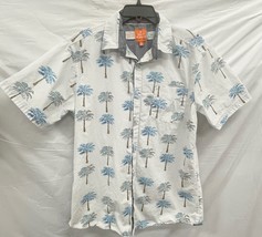 FREE PLANET High Tides &amp; Good Times Tropical Button Down Shirt Large - $213.82 MXN