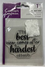 Crafters Companion 1 Piece Acrylic Stamp The Best View New - $4.00