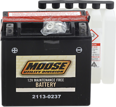Moose Utility AGM Maintenance Free Battery For 87-89 Honda TRX 350D 4x4 ... - $79.95