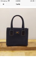 Tommy Hilfiger Mini Purse Hand Bag Vintage Y2K Black &amp; Detachable Shoulder Strap - £18.18 GBP