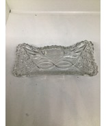 Leaded Crystal Rectangular Candy Ring Dish - $17.72