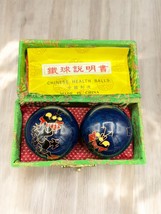 Vintage Chinese Health Baoding Music Chime Balls Cloisonne Box - $282.54 MXN