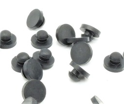 1/4&quot; Stem Rubber Bumpers  Ridged   9/16” OD X 1/8 Height  Fits 1/16&quot; Panel - £8.65 GBP+