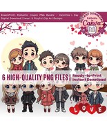 Couple PNG Bundle – Valentine’s Day Digital Download | Sweet &amp; Playful C... - $1.71 CAD