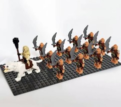 Elf Guards VS Orcs Half Beast Human Army Azog Solider Minifig PG564 no P... - $23.99