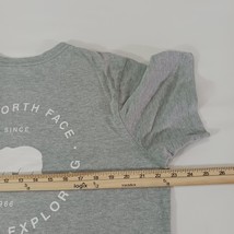The North Face Women’s Gray Cotton Blend Short Sleeve Pullover T-Shirt Size XL image 6