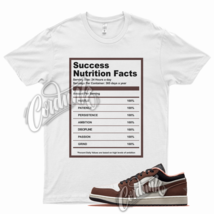 White SUCCESS T Shirt for J1 1 Low Mocha Brown Chocolate Baroque Dunk Patina - £20.49 GBP+