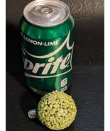 Vintage Glace Boule Noël Remplacement Ampoule Light Vert Travail - $8.27