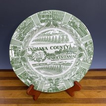 Indiana PA Sesquicentennial Collectors State Plate Kettlespring Transferware - $23.52