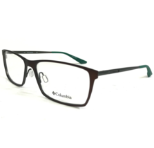 Columbia Eyeglasses Frames C3020 213 Brown Green Rectangular Full Rim 56-15-140 - £29.15 GBP