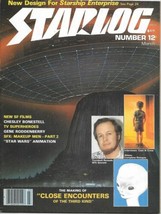 Starlog Magazine #12 Close Encounters of The Third Kind Cover 1978 VERY FINE+ - £6.94 GBP