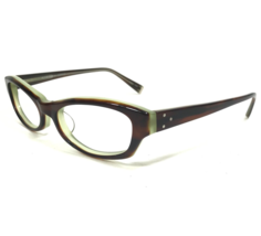 Oliver Peoples Eyeglasses Frames Monroe H Brown Tortoise Green Cat Eye 51-17-140 - £95.48 GBP