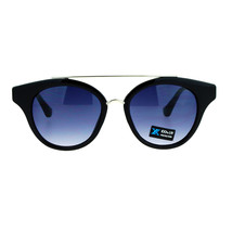 Womens Fashion Sunglasses Retro Designer Horn Rim Cateye Top Bar UV400 - £14.90 GBP