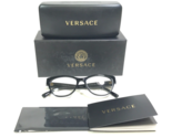 Versace Eyeglasses Frames MOD.3287 GB1 Polished Black Gold Cat Eye 51-17... - $93.28