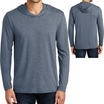 Mens Lightweight Hoodie T-Shirt Long Sleeve Hoody Soft Blended Hooded Tee S- 4XL - £11.98 GBP+