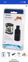 2 open Aqueon Aquatic Flat Heater 5-Watts Black - $12.86