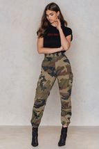 New 1980s French army camo trousers pants military camouflage cargo combat w - £19.66 GBP+