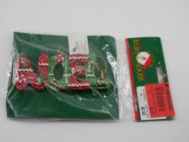 Kurt S Adler NOEL Christmas Ornament 4&quot; - £7.98 GBP